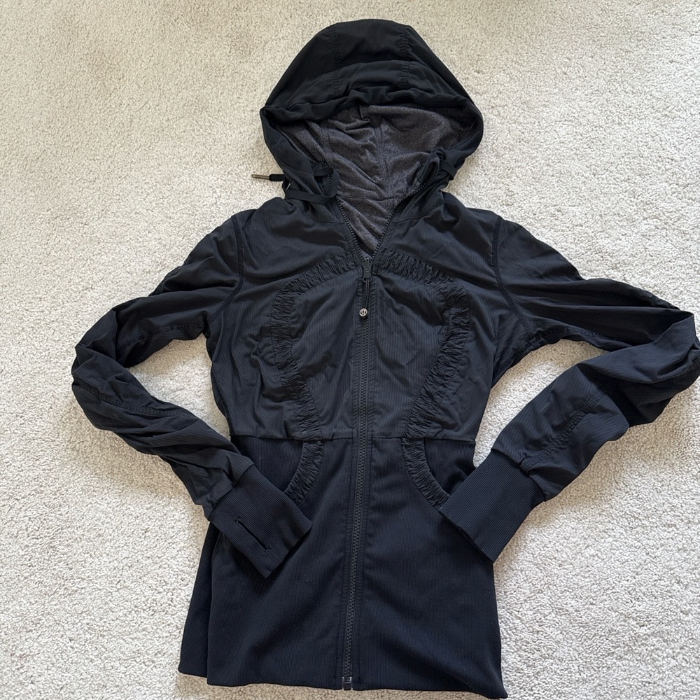 LULULEMON Dance Studio Jacket III Black Size 4 GUC
